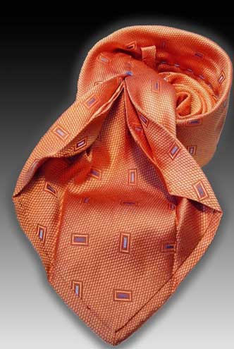 seven fold tie orange seven fold tie orange