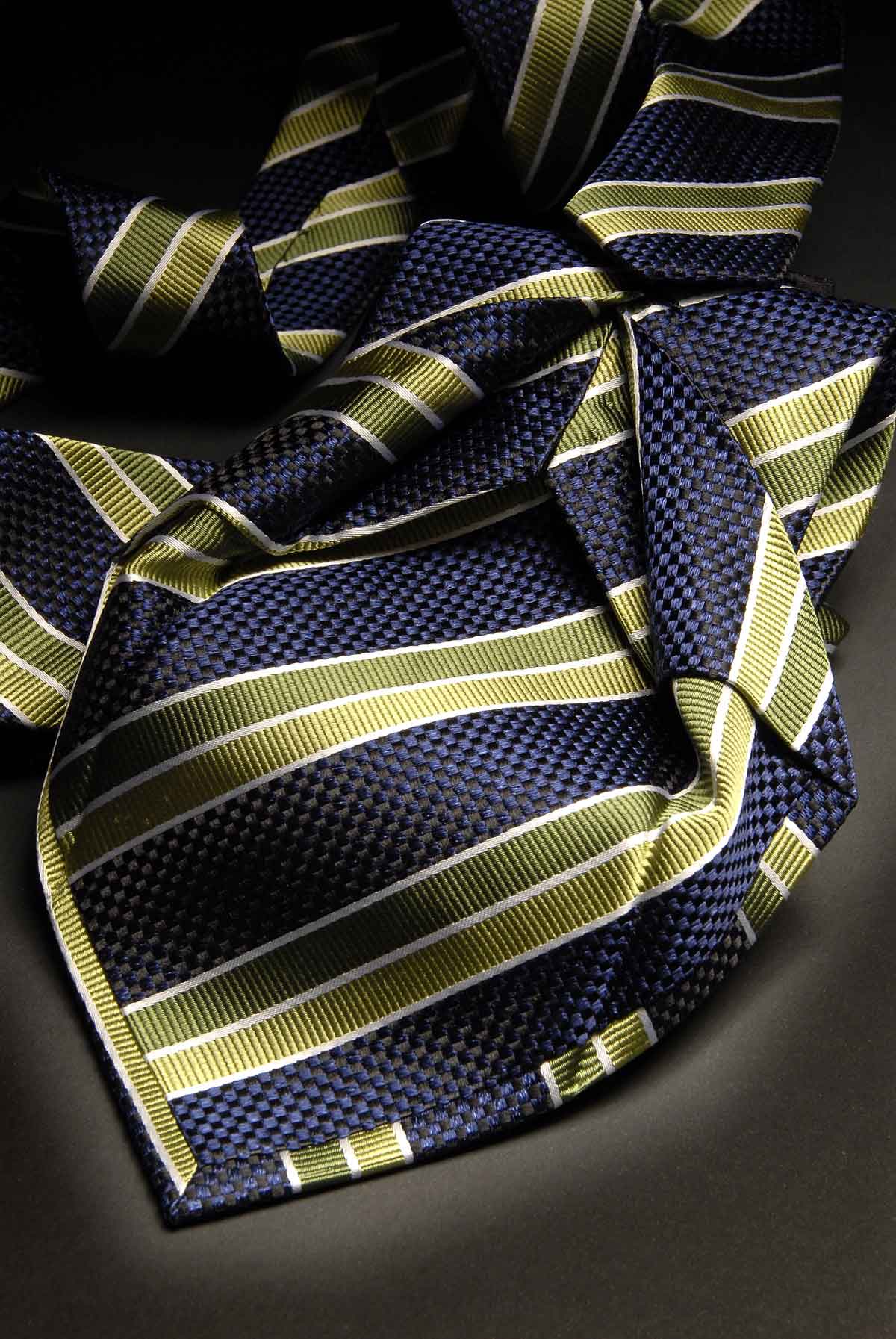 seven fold tie blue stripes seven fold tie blue stripes